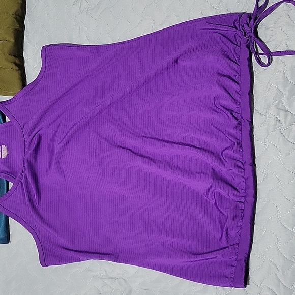 Purple active tank top - Picture 4 of 7